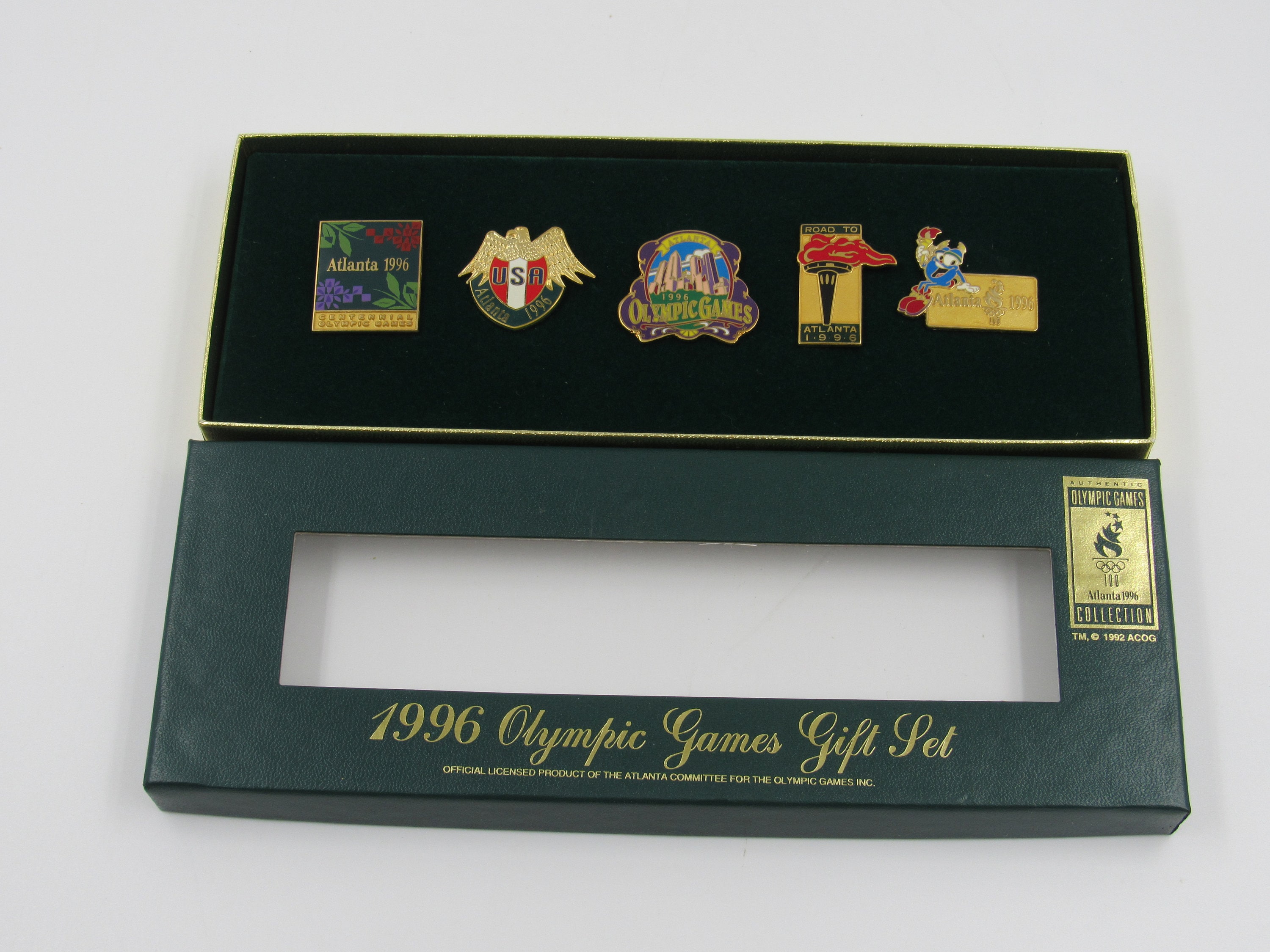 1996 Olympic Games Pin Gift Set Atlanta Georgia, in Box - Etsy