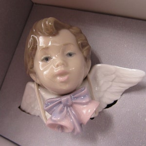 Lladro &quot;Seraph con campane&quot; Angelo Ornamento nuovo in scatola