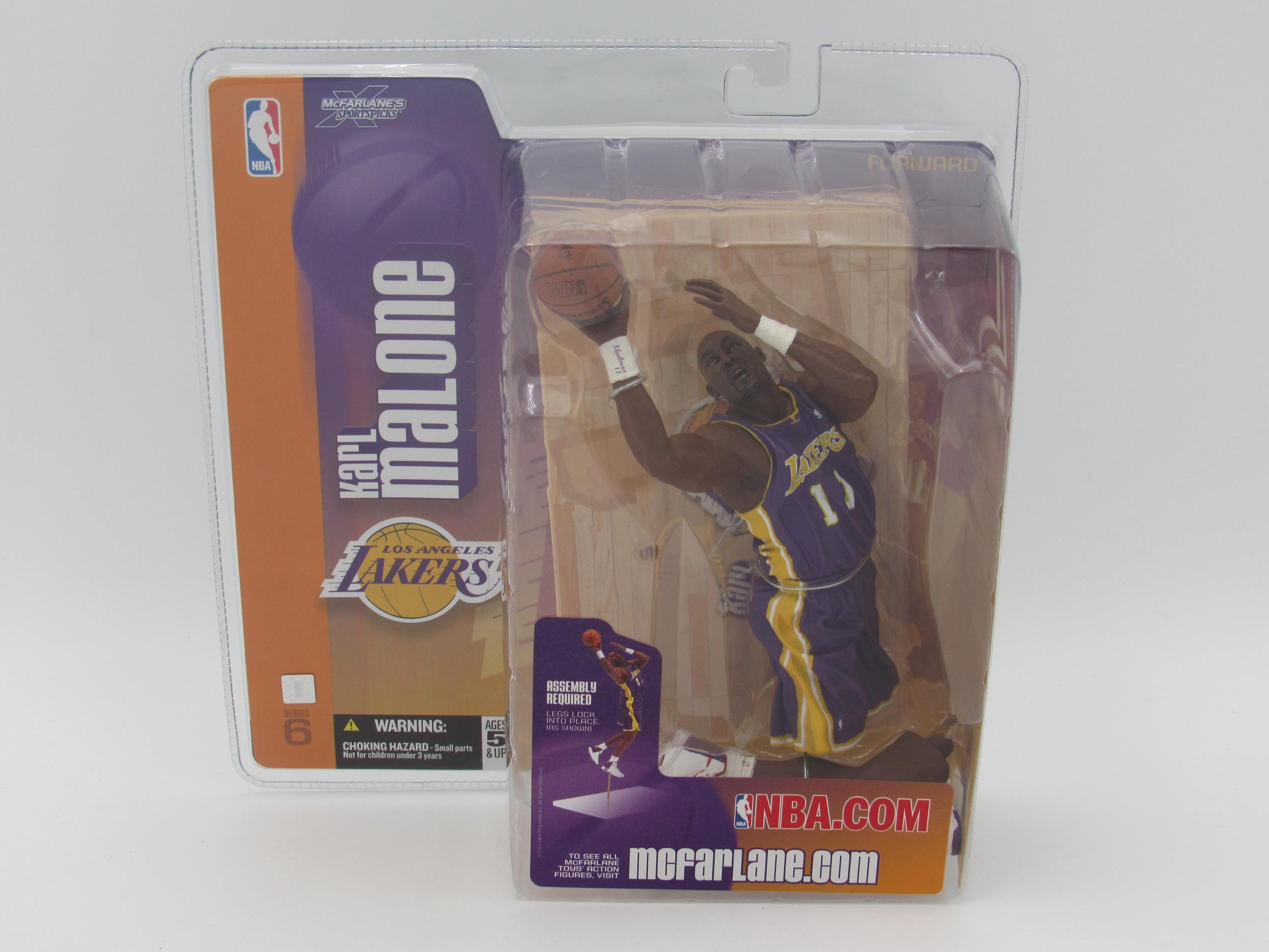 【希少】Mcfarlane NBA KARL MALONE Mcfarlane NBA Karl Malone Los Angeles Lakers Action Figure