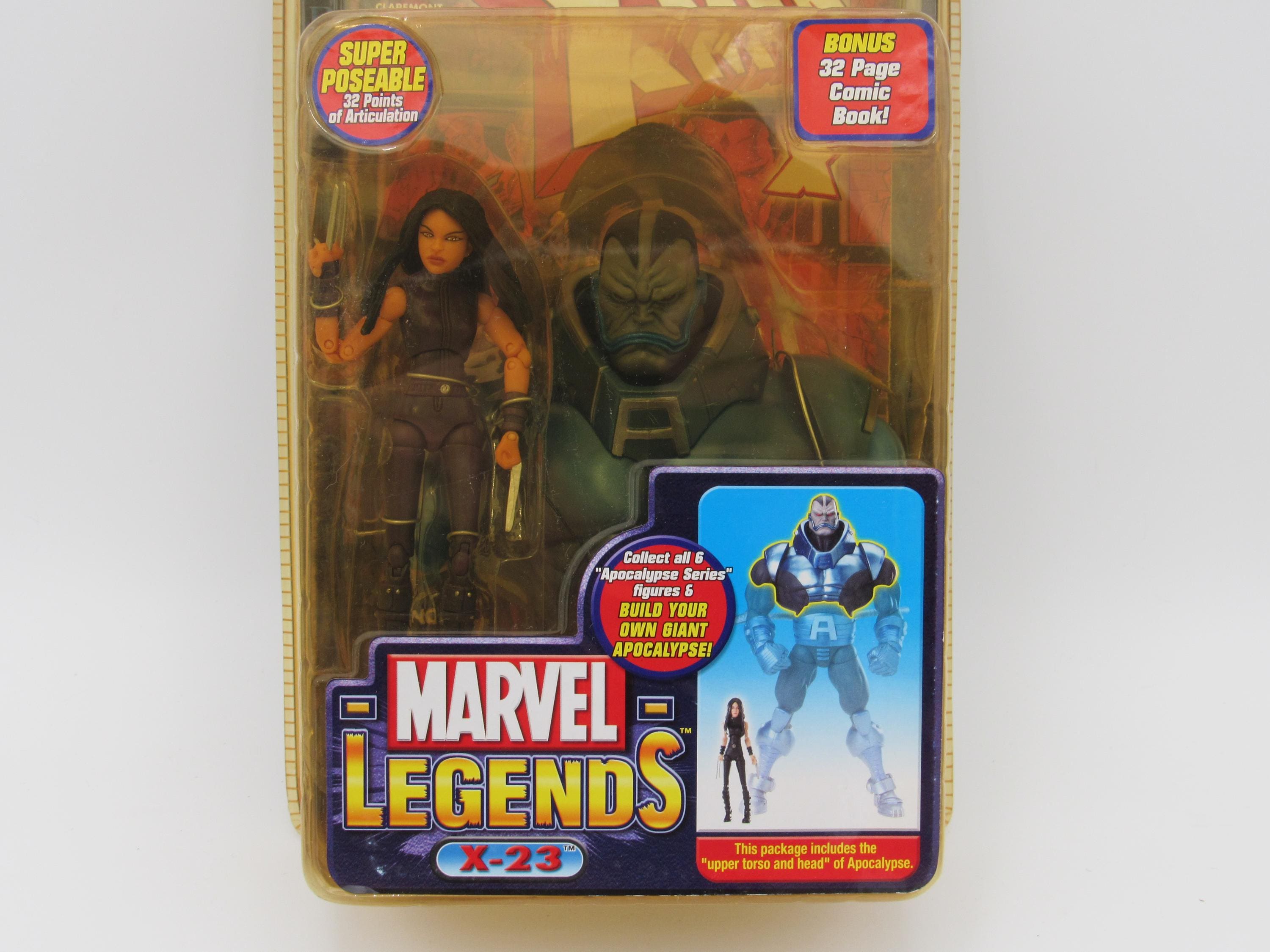 Marvel Legends X-23 Purple Apocalypse Series Figure W/ Comic BAF