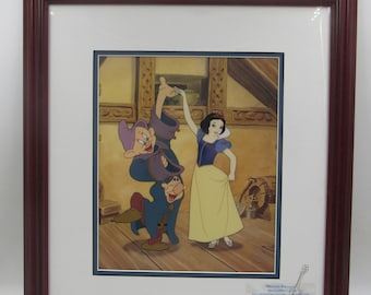 Disney Blancanieves estornuda y dopey "Dancing Partners" Sericel Edición Limitada