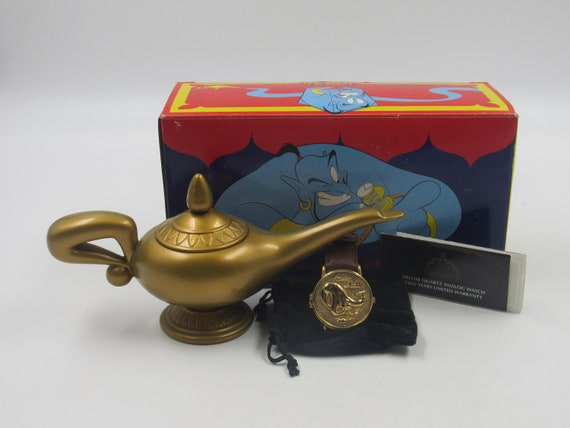 Disney Store Aladdin Genie Pop up Fantasma Watch With Lamp in Original Box  -  Finland