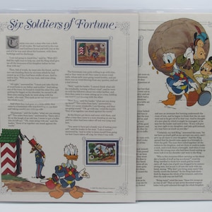 Disney Six Soldiers of Fortunes Grimm Fairy Tales Caicos Islands Stamp Story Panels