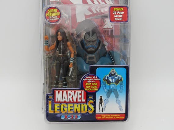 Marvel Legends X-23 Black Suit Apocalypse Series Figure W/ Comic