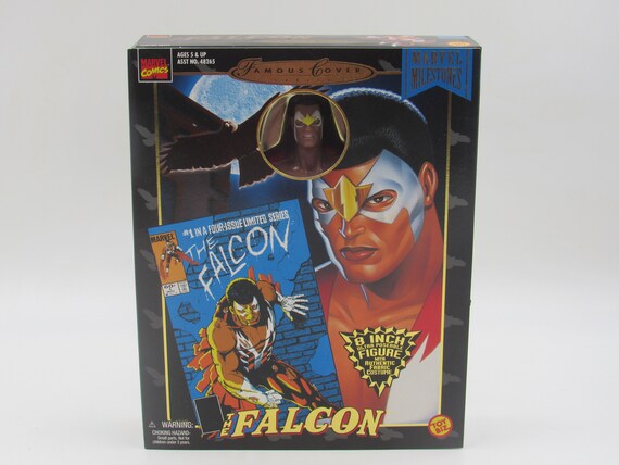 【中古】「非常に良い」Marvel Famous Cover The Falcon 8 inch Action Figure Marvel Comics the Falcon Famous Cover Series 8