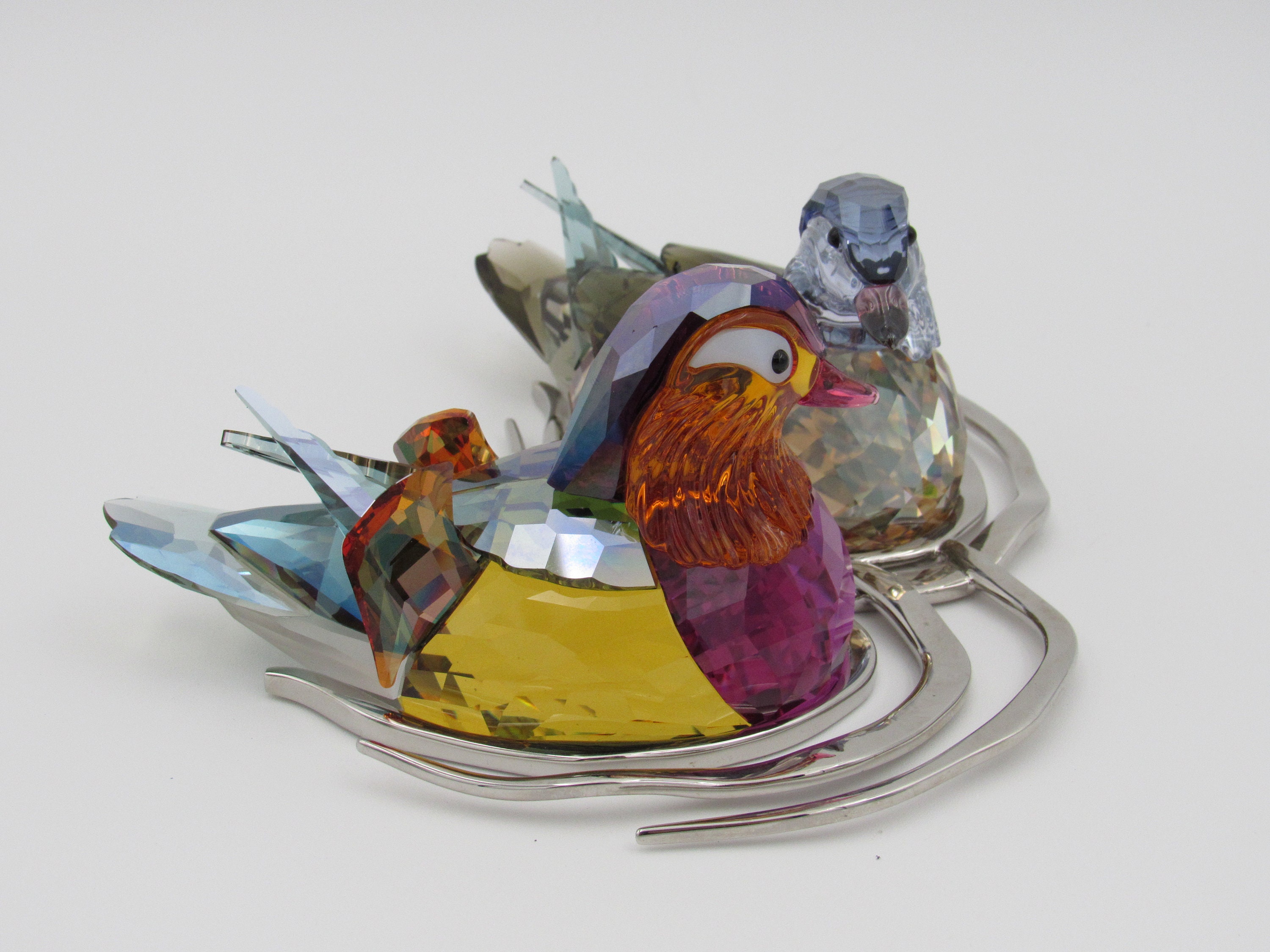 Swarovski Crystal Paradise Mandarin Ducks 1141613 in Box