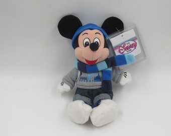 Tokyo Disney Resort Vinter Musse Pigg Säckväska Plysch med Etikett