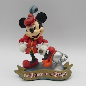 Disney The Prince and the Pauper Danbury Mint 75 Years with Mickey Figurine