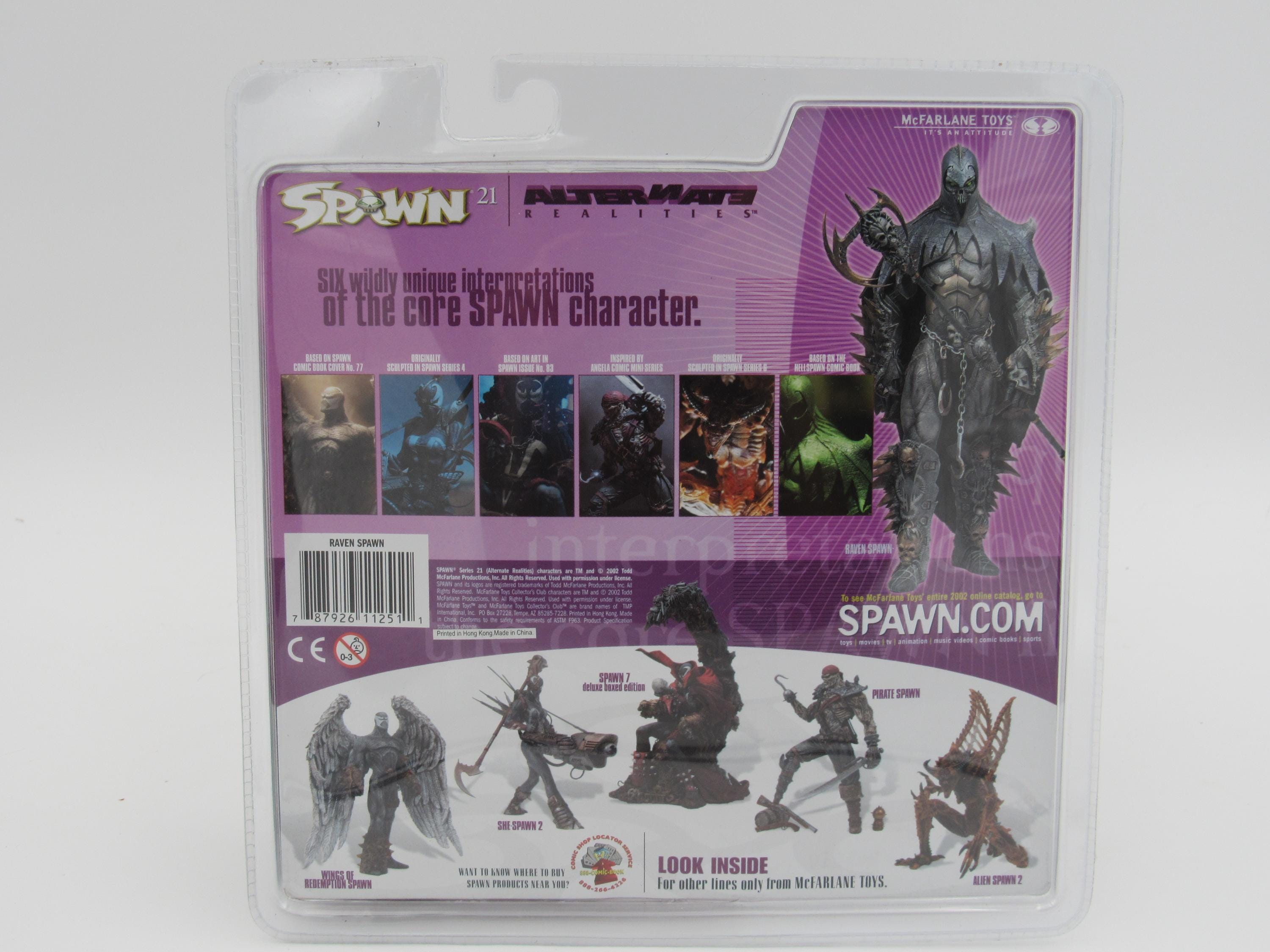アメコミ SPAWN Series 21/RAVEN SPAWN McFarlane Series 21 Raven Spawn Action Figure – The Retro