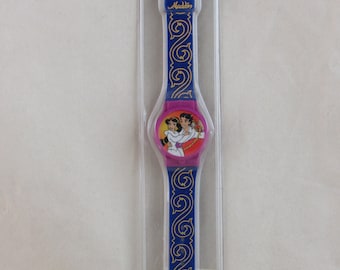 Vintage Sealed Disney’s Aladdin & Jasmine Watch. New in packaging! Vintage Disney Aladdin Purple & Blue Kids Watch Jasmine New  main image 4