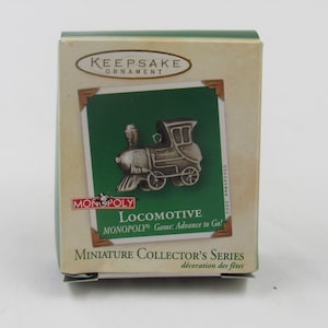 Markenzeichen Andenken Monopol Lokomotive Miniatur Ornament 2002