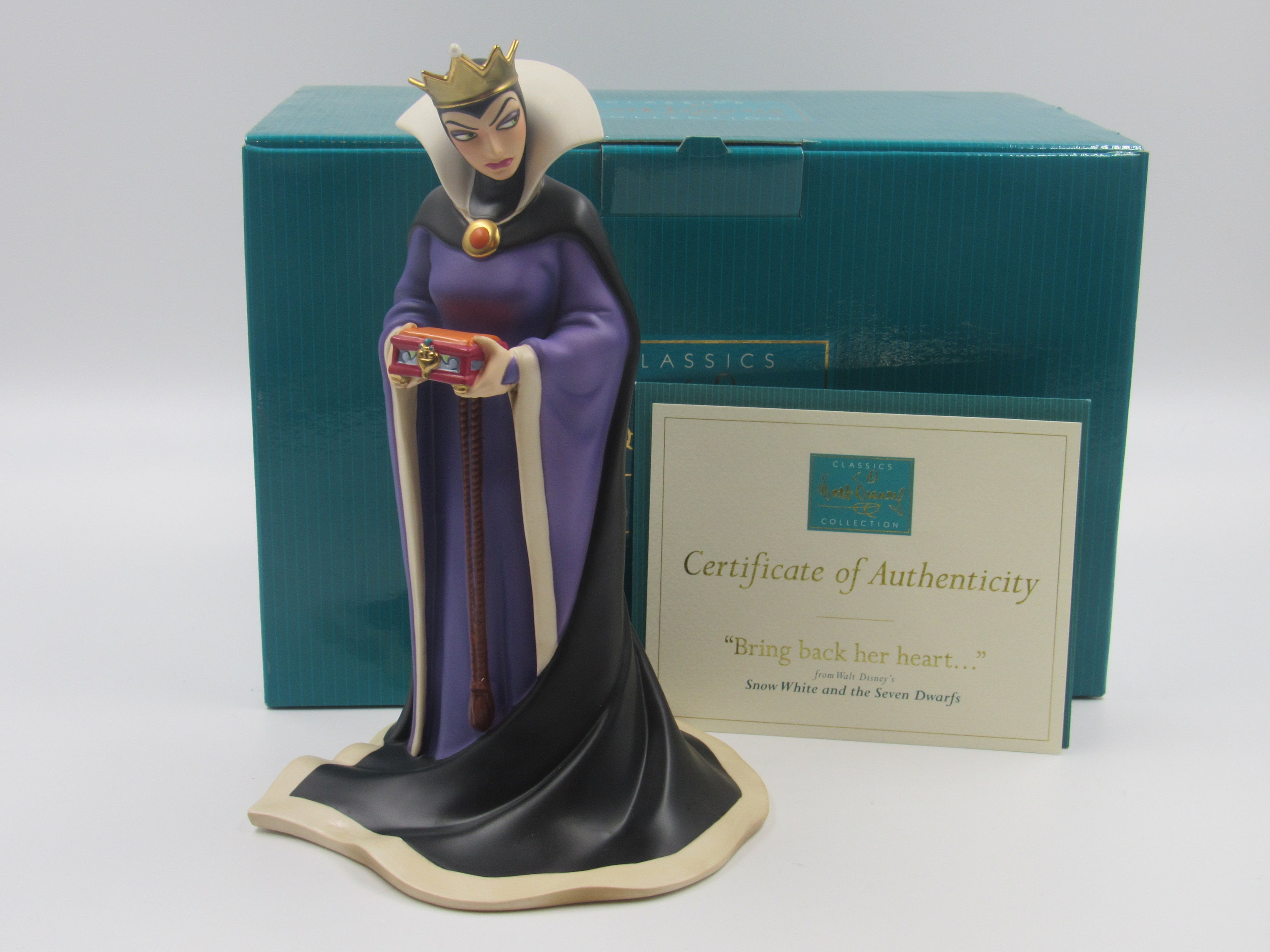 1980’s Snow White and the Seven Dwarfs Witch Figurines Vintage Disney