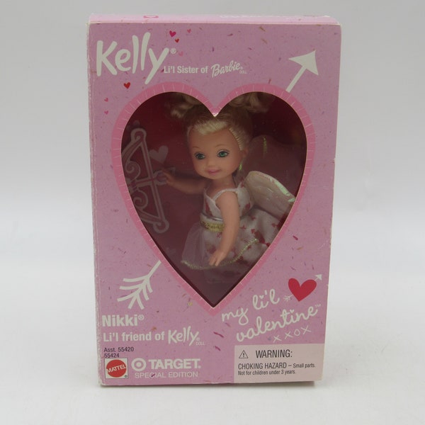 Li'l Friend of Kelly Nikki My Li'l Valentine Doll Mattel 2001 Target Special Edition