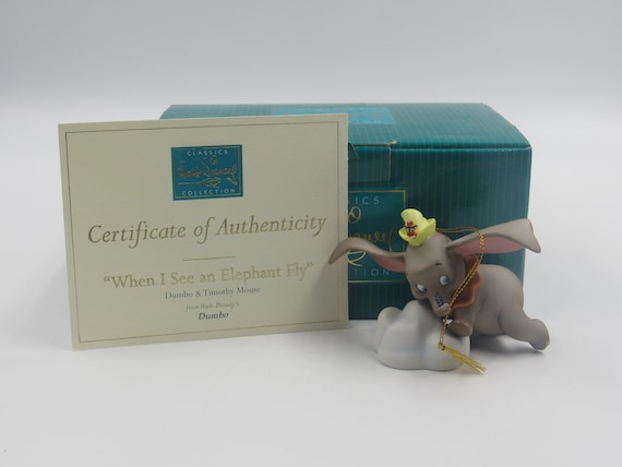 WDCC ダンボ　\"When I See an Elephant Fly\" WDCC 
