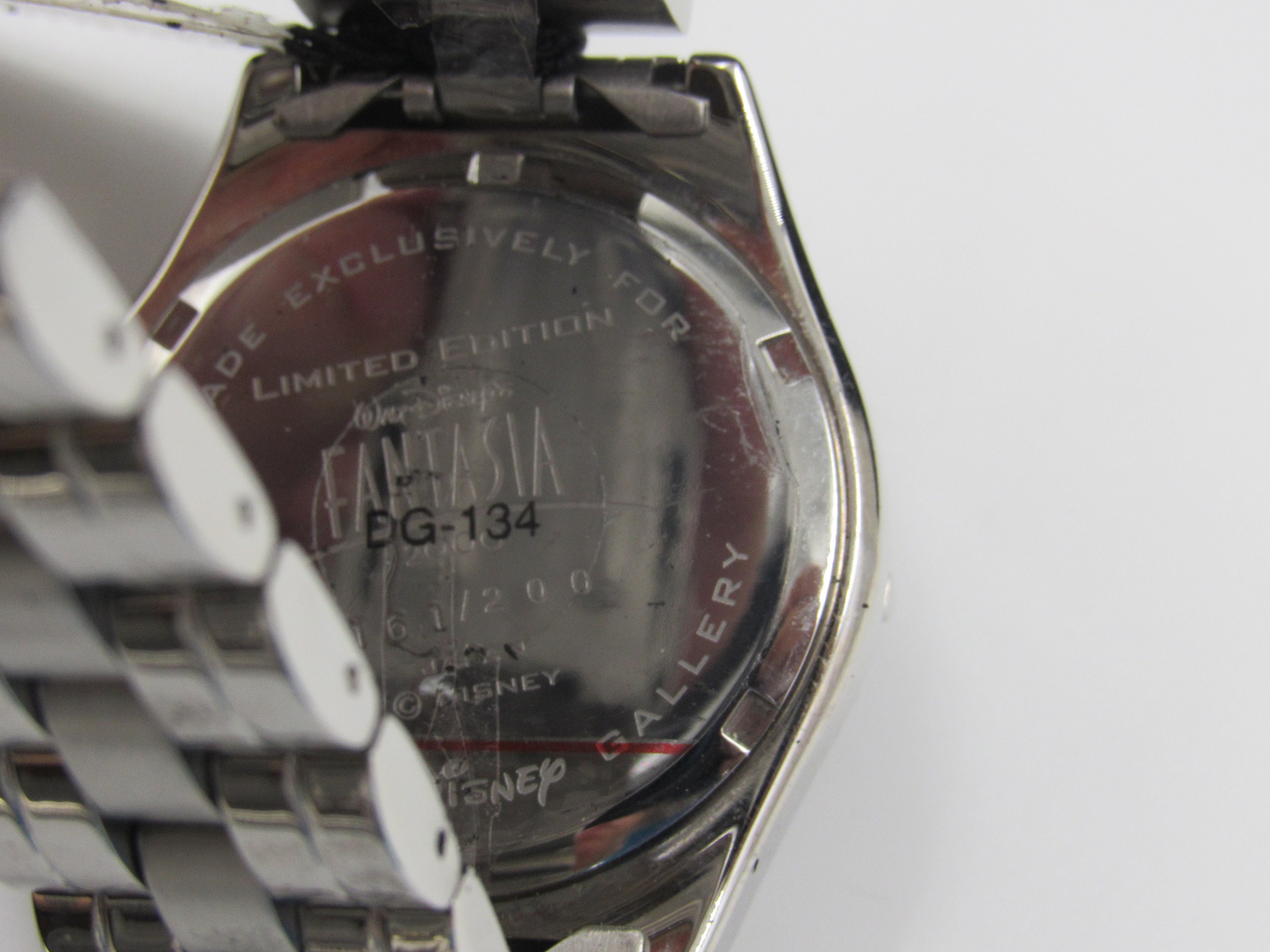 Walt Disney Gallery Fantasia 2000 Stainless Steel Watch #161 