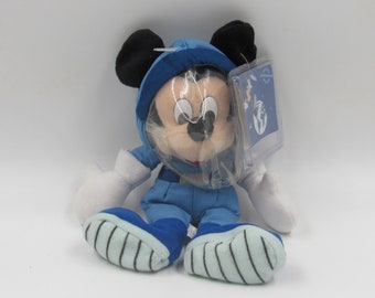 Disneyland Paris Discoveryland Mickey Mouse Bean Bag Plüsch mit Tags