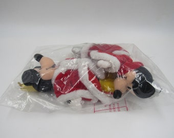 Disney King Mickey & Queen Minnie Mouse Bean Bag Plush Set