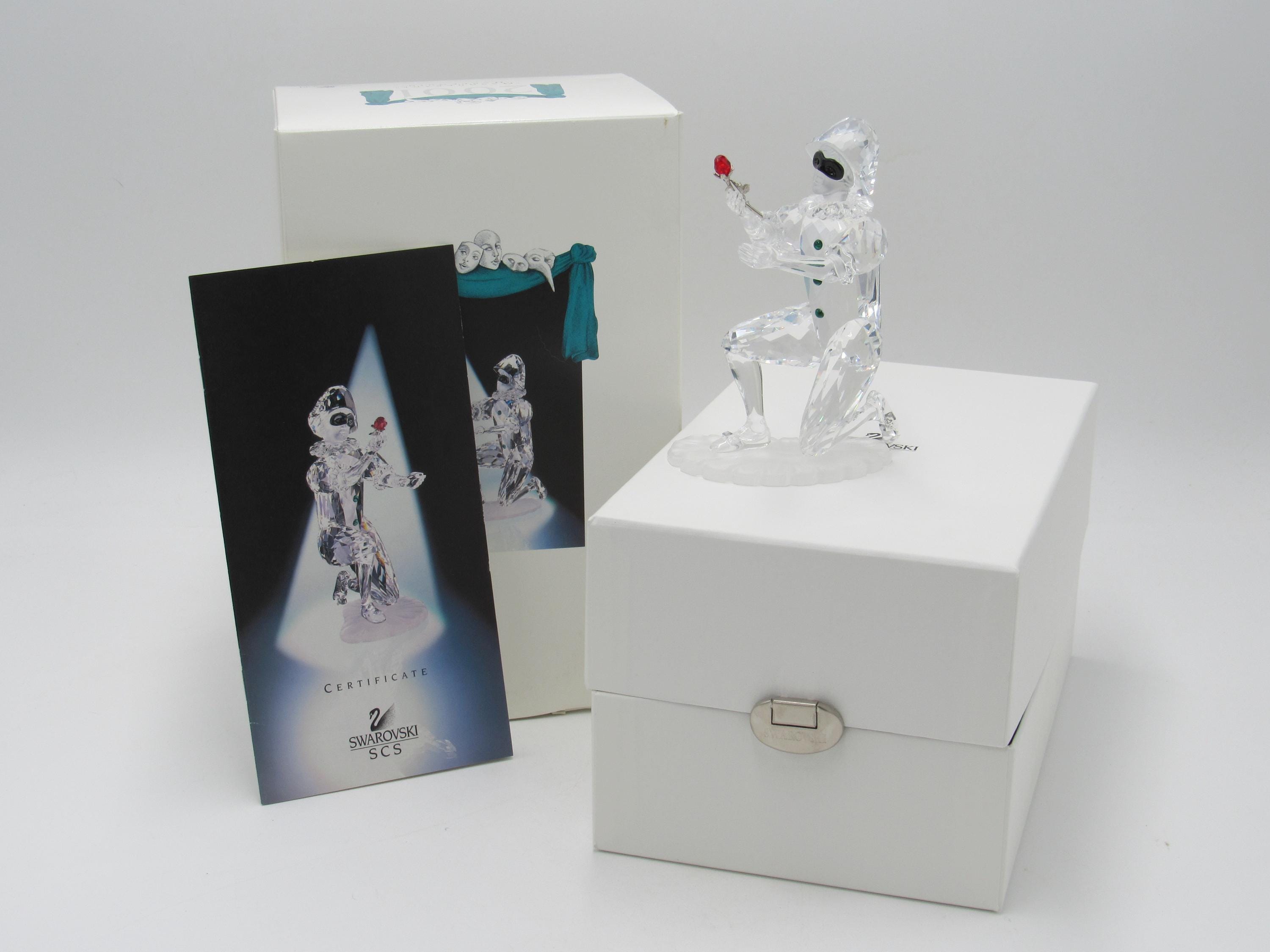 スワロフスキー マスカレード ハーレクイン クリスタル フィギュア