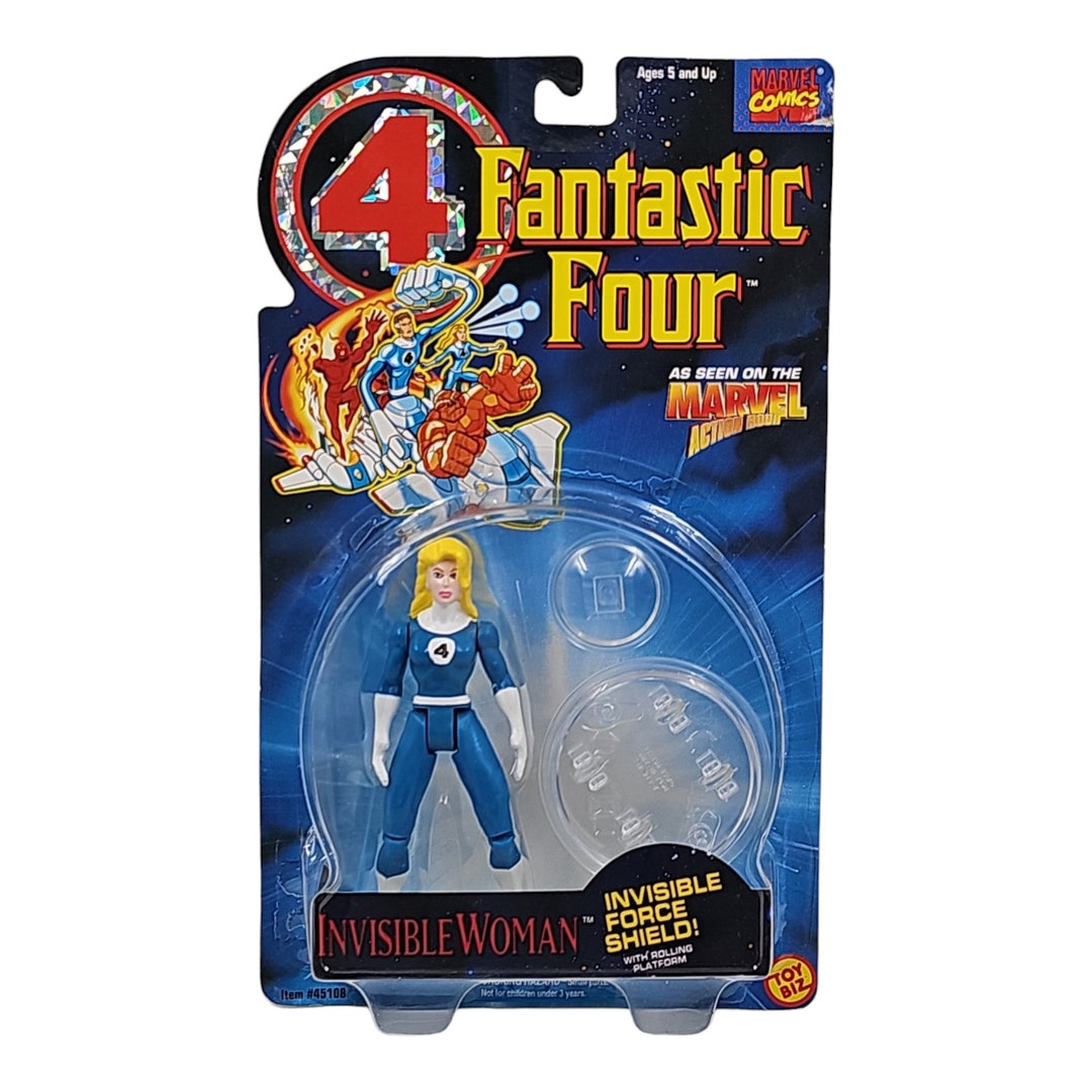 Figurine Fantastic Four - Invisible Woman Power Blast - Toy Biz 2005