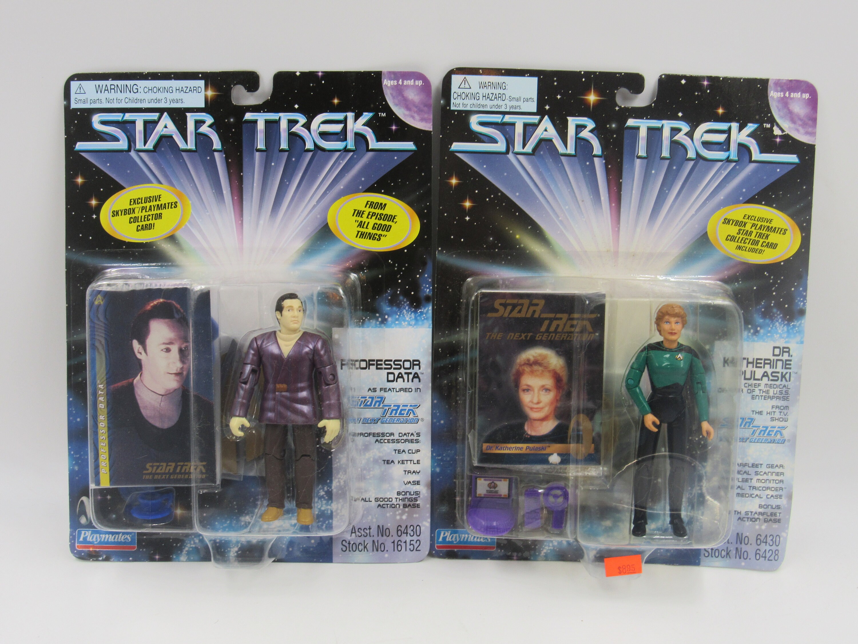 スタートレック アクションフィギュア 6体セット プレイメイツ 95-97