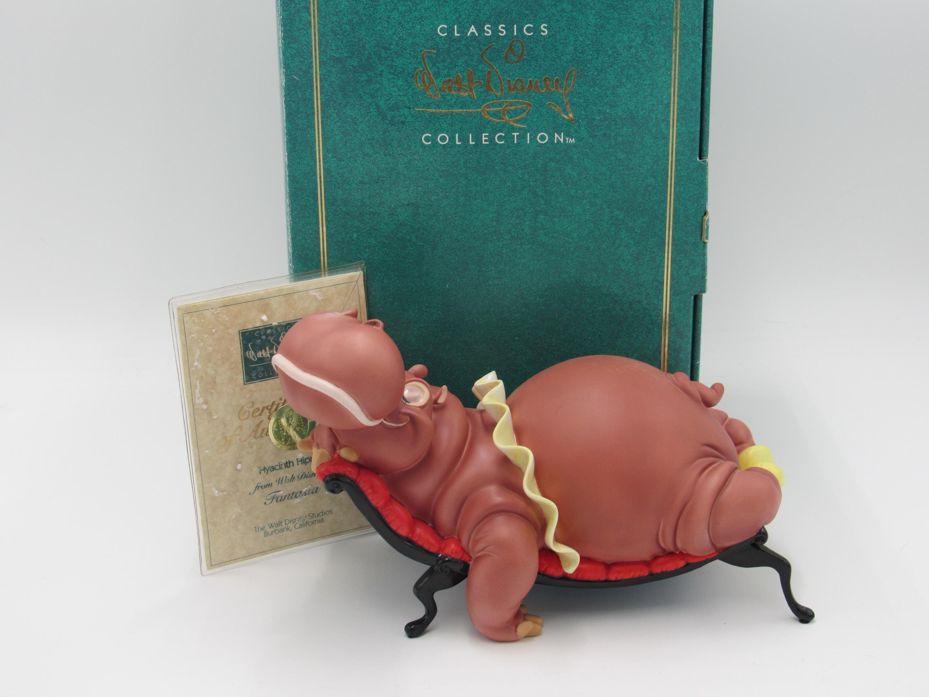 WDCC ディズニーファンタジアの「ヒヤシンス ヒッポ」ボックス入り COA