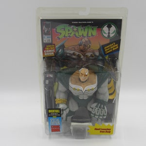 Spawn Series 1 Overtkill Action Figure w/ Comic Todd&#39;s Toys 1994 - Read