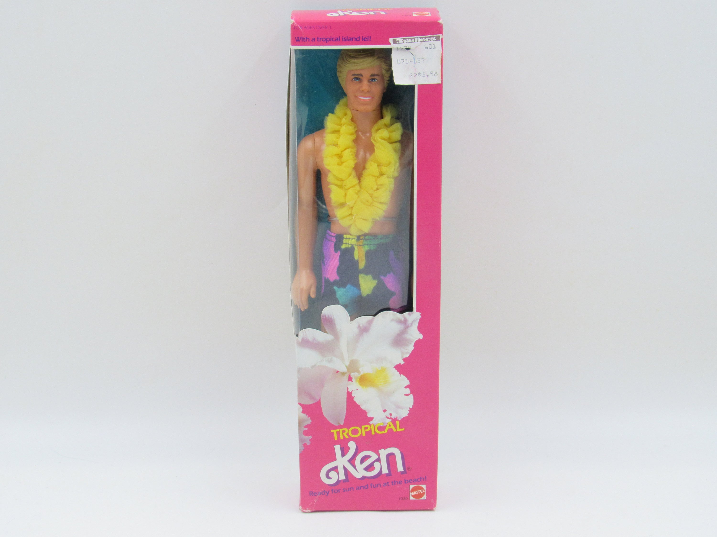 Tropical Ken Barbie Doll Mattel 1985 New in Box Etsy India