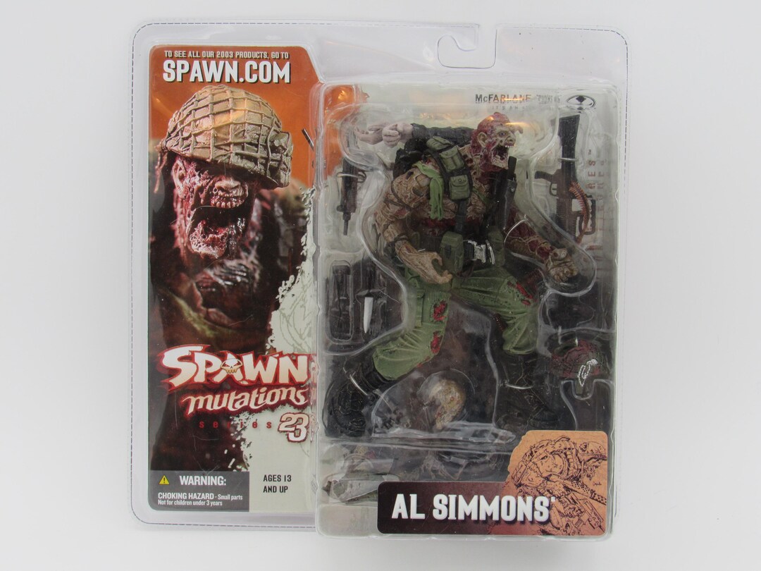 AL SIMMONS vs SPAWN Box Set Todd McFarlane Toys Comics NEW Series 27