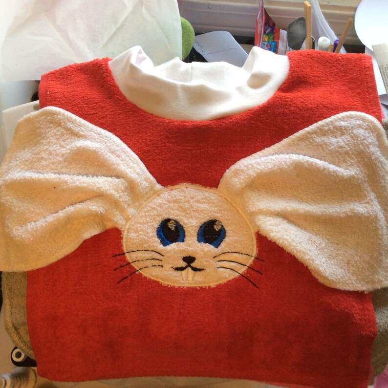 terry cloth stuffed bunny