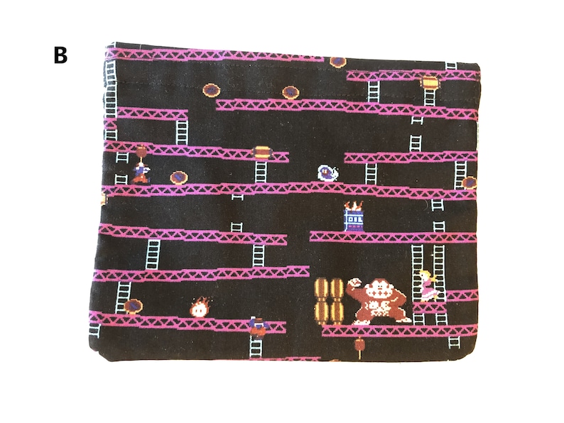 Pocket Pouch Set Made With Donkey Kong Legend Of Zelda Video Game Fabric Make Up Bag Makeup Holder Tote Accessory Accessories