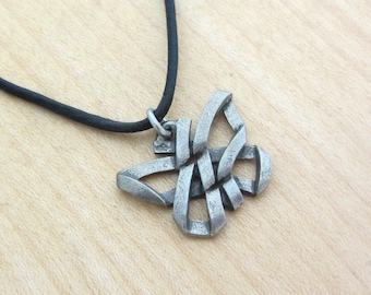 Ribbon Butterfly Necklace - Butterfly Pendant, Entomology, Insect, Butterfly Jewelry