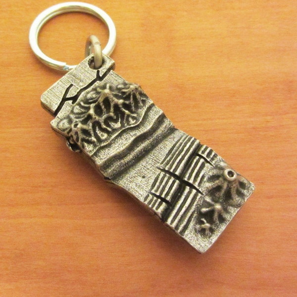 Plate Tectonics Keychain - Geology Science Gift