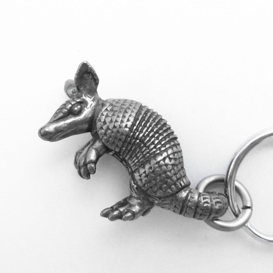 Armadillo Keychain 9 Banded Armadillo Wildlife Keychain Etsy
