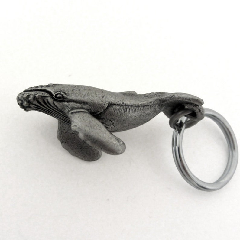 Humpback Whale Keychain And/or Zipper Pull Cetacean Marine Etsy