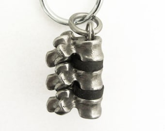 Spinal Column Keychain - Vertebrae Anatomy Keychain