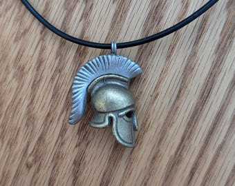 Ancient Greek Hoplite Warrior Helmet Pendant