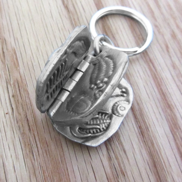 Burgess Shale Keychain - Cambrian Fossils, Paleontology Keychain