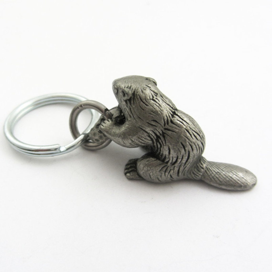 Beaver Keychain Castor Canadensis American Beaver Canadian Etsy