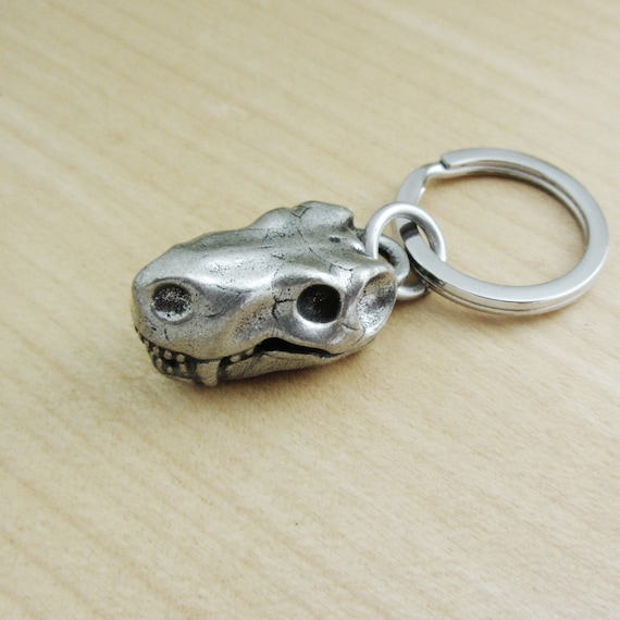 猿　頭蓋骨　キーホルダー Gorgonopsid Skull Keychain - Etsy 日本