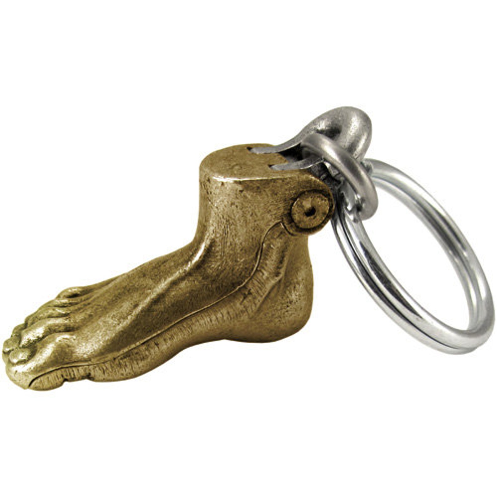 Twotone Human Foot Keychain Podiatry Keychain Anatomy Etsy