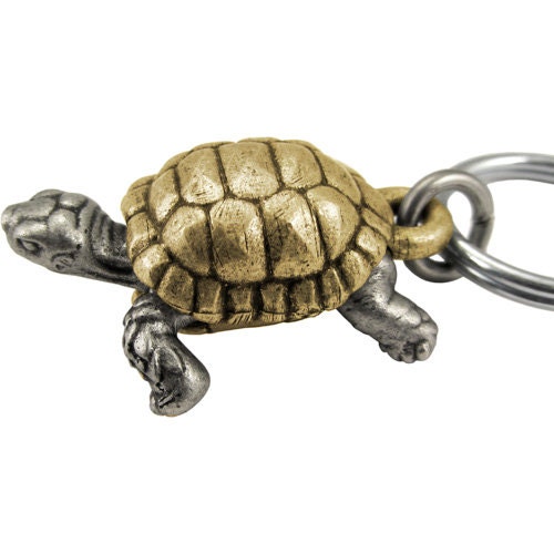 Two-tone Tortoise Anatomy Keychain Turtle Sulcata Tortoise | Etsy