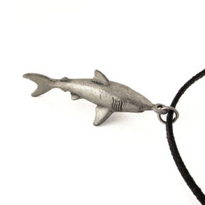 Great White Shark Necklace - Shark Pendant, Scuba Diving, Marine Biology, Shark Jewelry