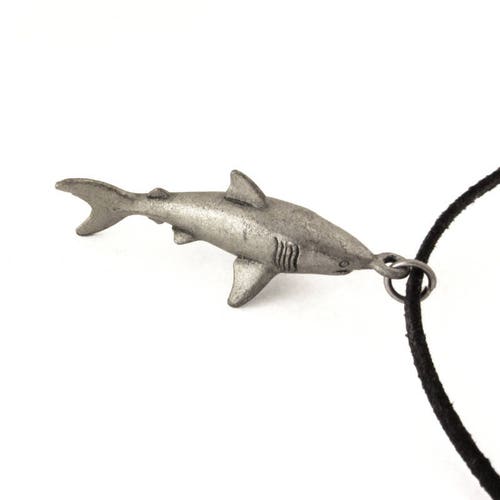 Hammerhead Shark Necklace Hammerhead Pendant Scuba Diving Etsy