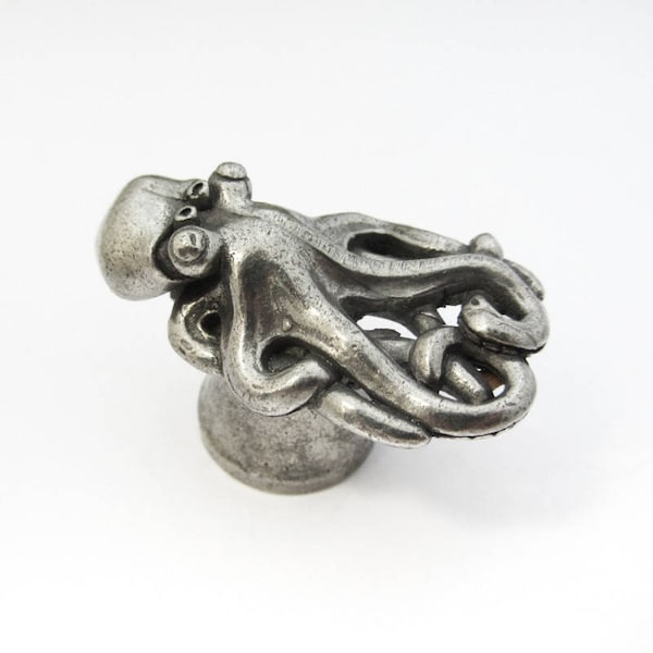 Tirador de cajón con forma de pulpo - Cefalópodo, pomo para gabinete, herrajes Octopus