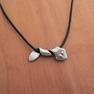 Planarian Pendant - Platyhelminthes Flatworm Necklace