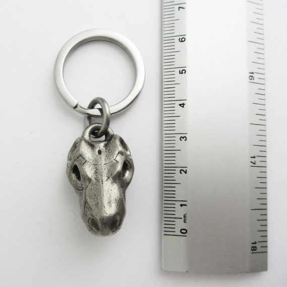 猿　頭蓋骨　キーホルダー Gorgonopsid Skull Keychain - Etsy 日本