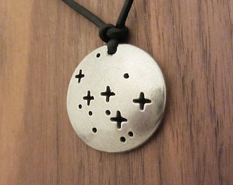 Cassiopeia Constellation Necklace - Astronomy Pendant