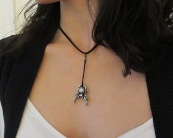 Overpriced and Fragile Orb Spider Necklace