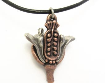 Arabidopsis Flower Necklace - Arabidopsis thaliana Pendant