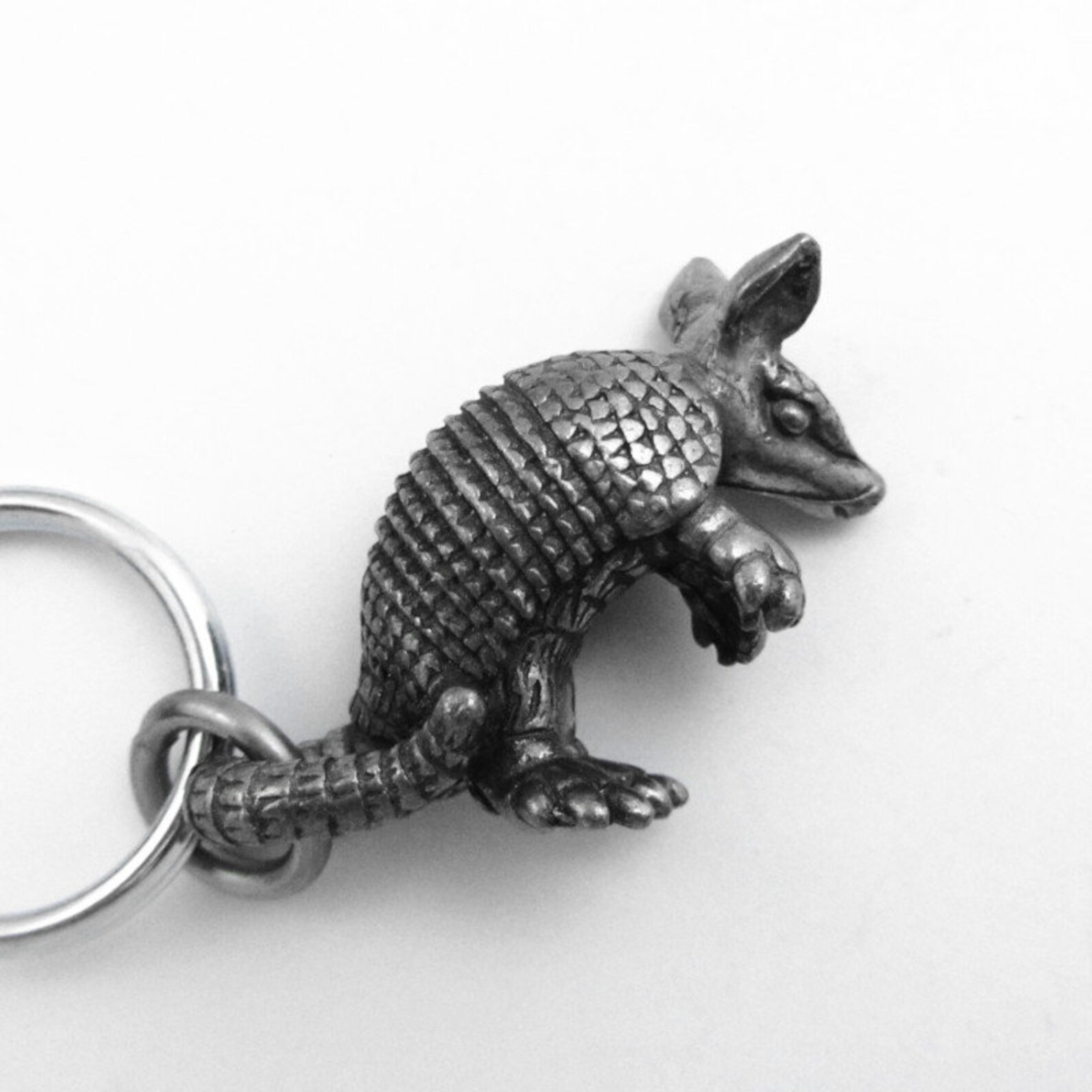 Armadillo Keychain 9 Banded Armadillo Wildlife Keychain Etsy